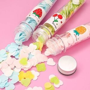 Paper Soap Sheets for Travel | Disposable Scented Mini Soap Paper in Flower Tube | Portable Hand Wash | Pack of 3