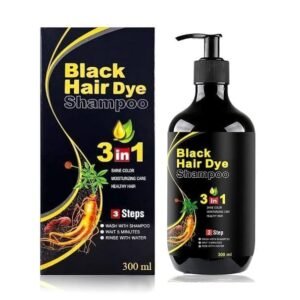 Herbal 3 in 1 original Hair Dye Instant Black Hair Shampoo for Women & Men Organic Shampoo Herbal 3 in 1 Hair Dye Instant Black Hair Shampoo - 300ml