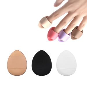Mini Finger Makeup Puff Sponges for Foundation & Concealer (Pack of 3)