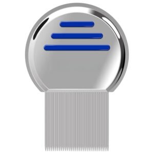 Stainless Steel Lice & Nit Removal Comb with Fine Teeth (Pack of 2)